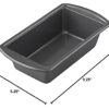 Wilton Advance Select Premium Non-Stick Loaf Pan, 9.25 x 5.25 Inches, Steel, Silver - Image 2