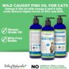 Deley Naturals Wild Caught Fish Oil for Cats - 16oz - Omega 3-6-9, GMO Free - Reduces Shedding, Supports Skin, Coat, Joints, Heart, Brain, Immune System - Highest EPA & DHA Potency – Pure Fish Oil - Image 6