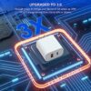 3 Pack USB C Charger Block [Apple MFi Certified], iGENJUN 20W Dual Port QC + PD 3.0 Power Adapter Wall Charger, Double Fast Plug Charging Brick for iPhone 14/14 Pro/13/12/11/XS, Samsung Galaxy - White - Image 6